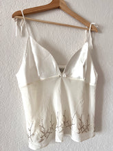 Load image into Gallery viewer, Vintage Sheer Beaded Cami Top
