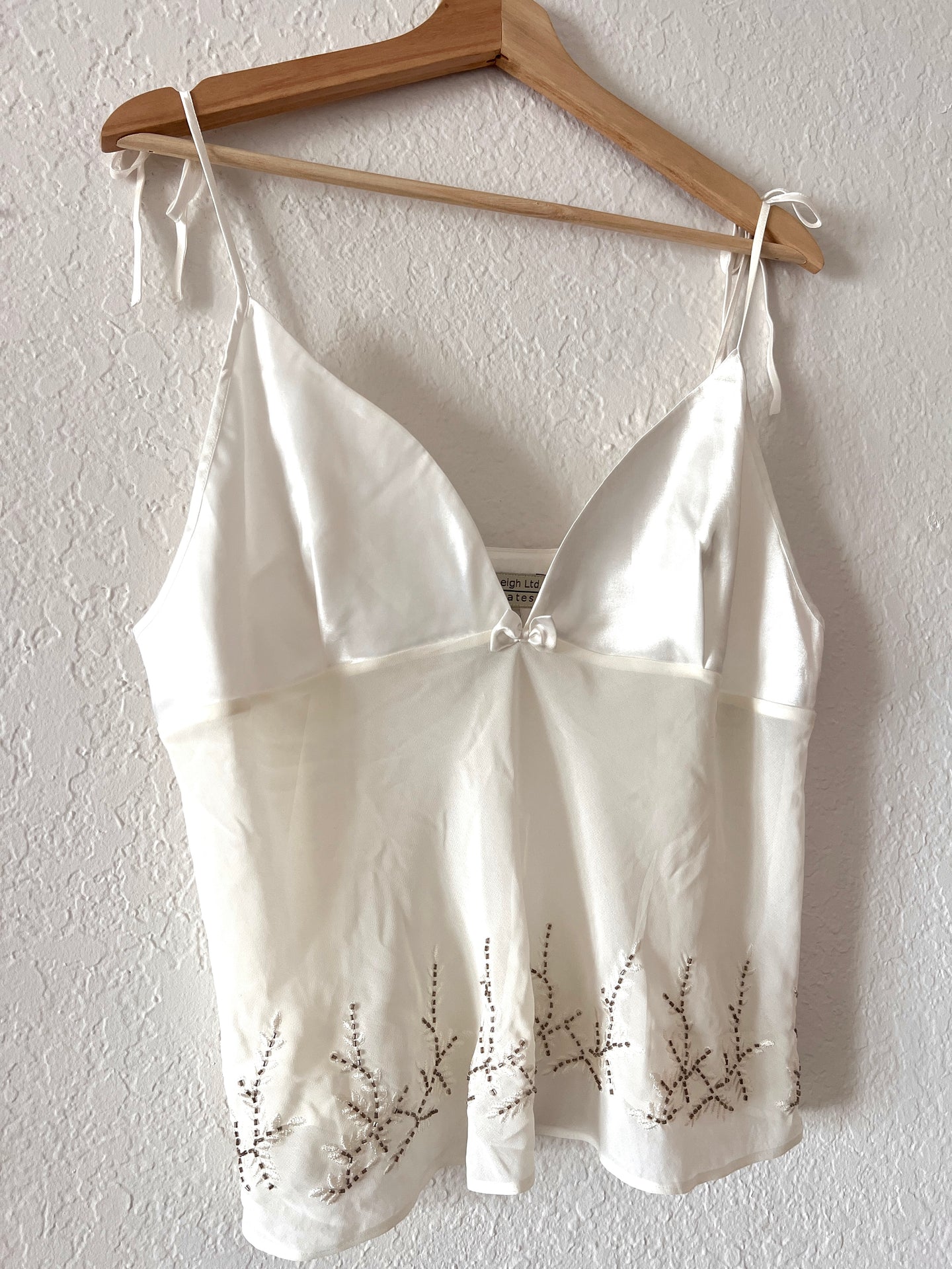 Vintage Sheer Beaded Cami Top