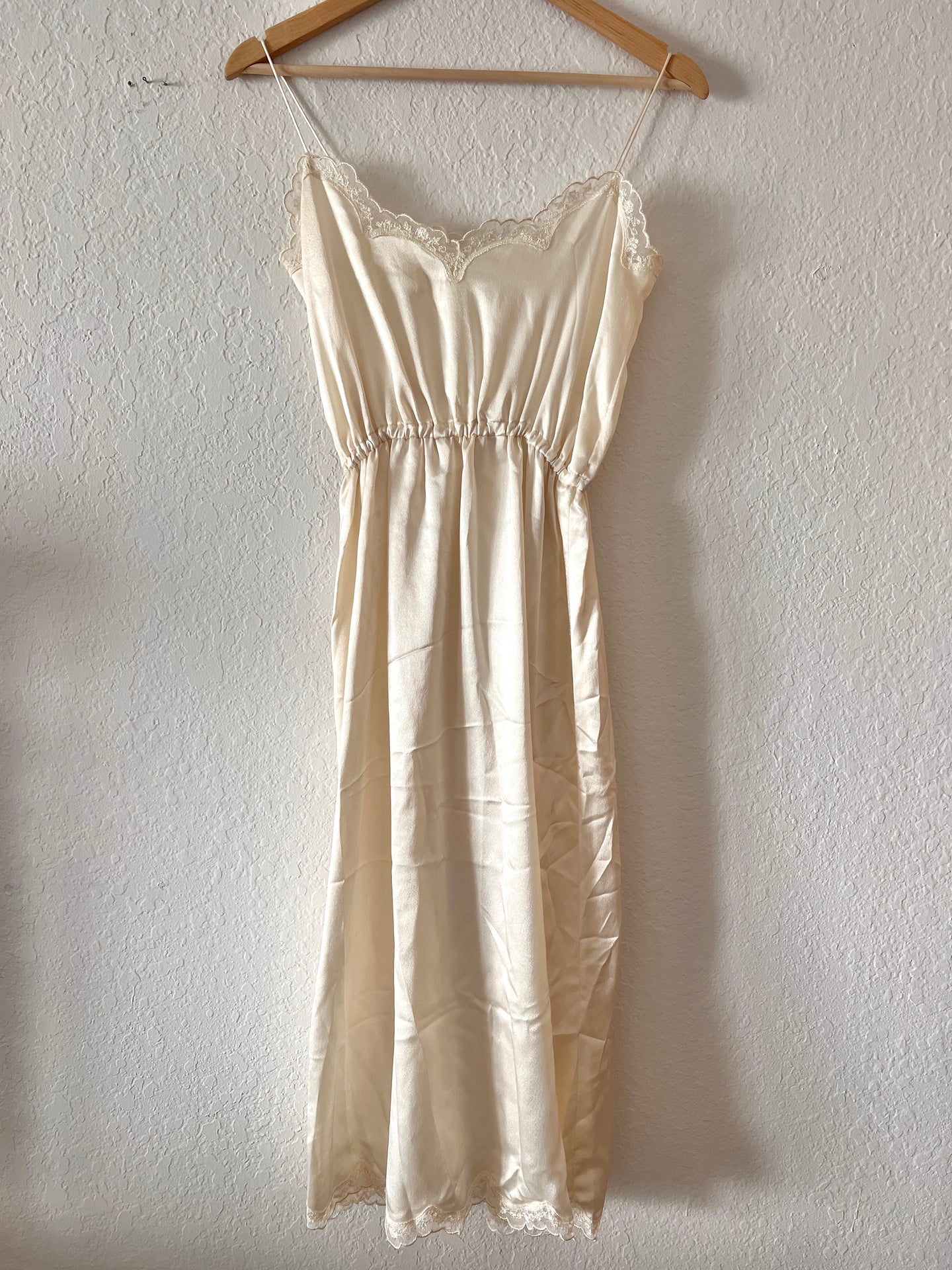 Vintage Ivory Slip Dress